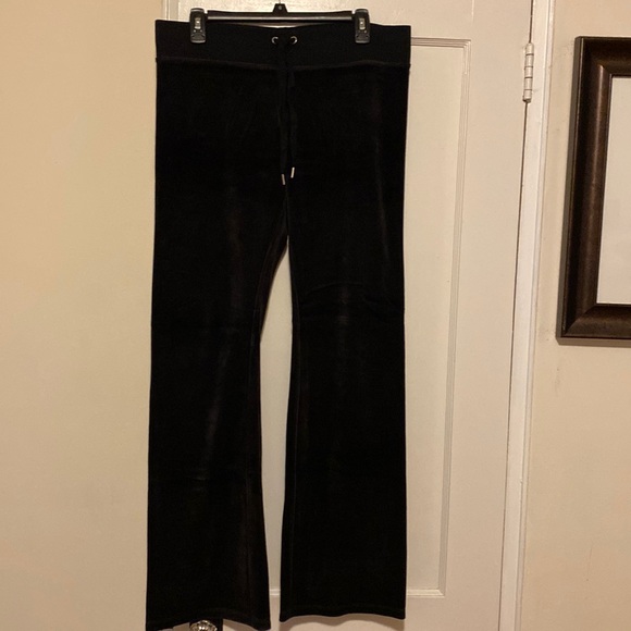 Express Pants - Express black velour vintage Y2K style pants size medium